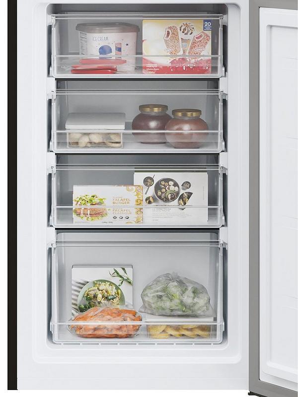 Hoover H-FRIDGE 300 HOCT3L517EBK 55cm Wide, 175cm Tall, Low Frost Freestanding Fridge Freezer - Black - Image 5